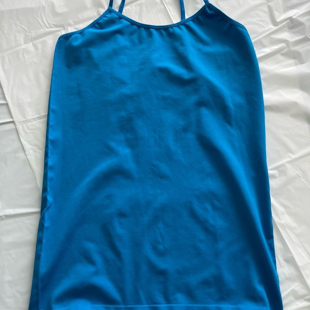 Candy Camisole with Adjustable Straps Blue Size 1X-3X EUC - Picture 3 of 6